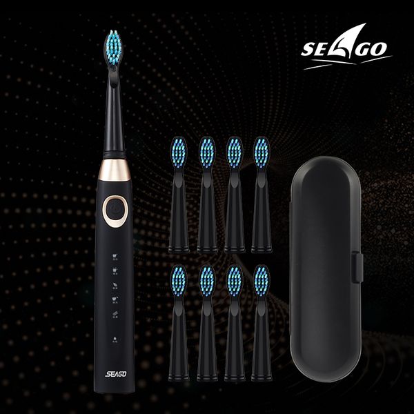 seago sonic electric toothbrush usb rechargeable 5 modes smart ultrasonic toothbrushes travel case oral care brush 8 teeth heads
seago sonic electric toothbrush usb rechargeable 5 modes smart ultrasonic toothbrushes travel case oral care brush 8 teeth heads