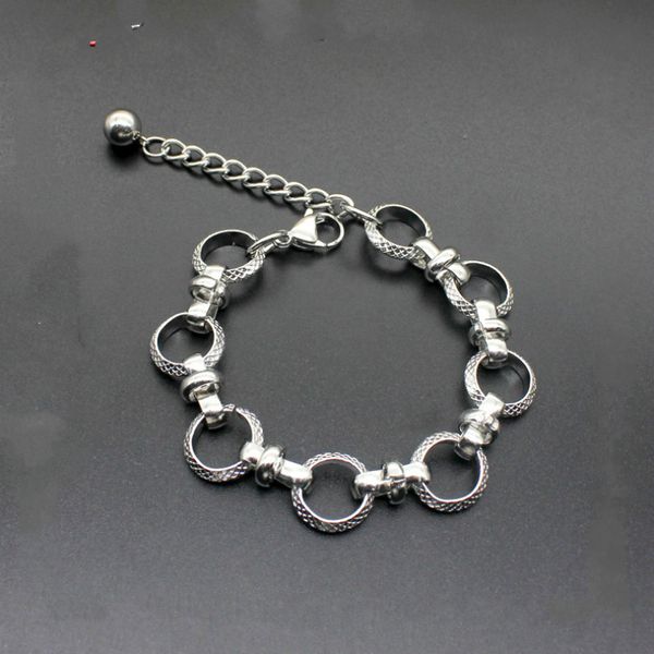 link, chain adjustable extension bracelet 316l stainless steel circle beaded for men women minimalist jewelry gift, Black
link, chain adjustable extension bracelet 316l stainless steel circle beaded for men women minimalist jewelry gift, Black