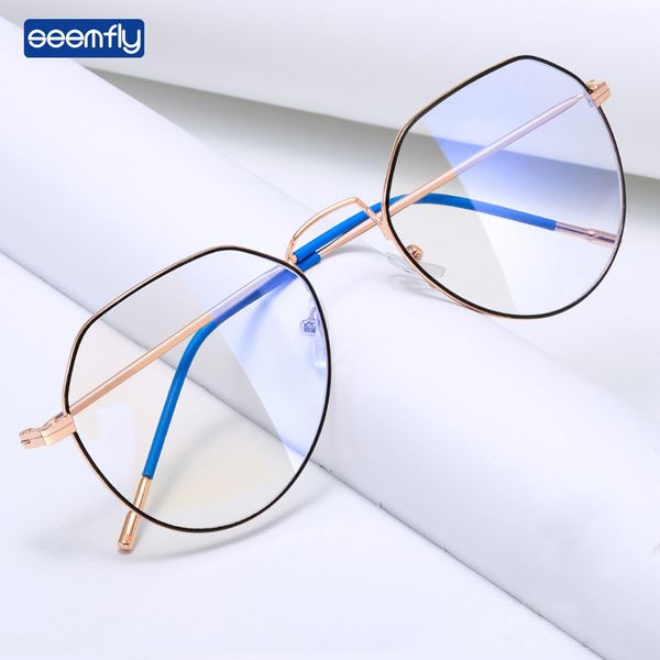 sunglasses seemfly anti-blue light glasses frame eye protection anti-radiation goggles ultralight personality plain for men women, White;black
sunglasses seemfly anti-blue light glasses frame eye protection anti-radiation goggles ultralight personality plain for men women, White;black