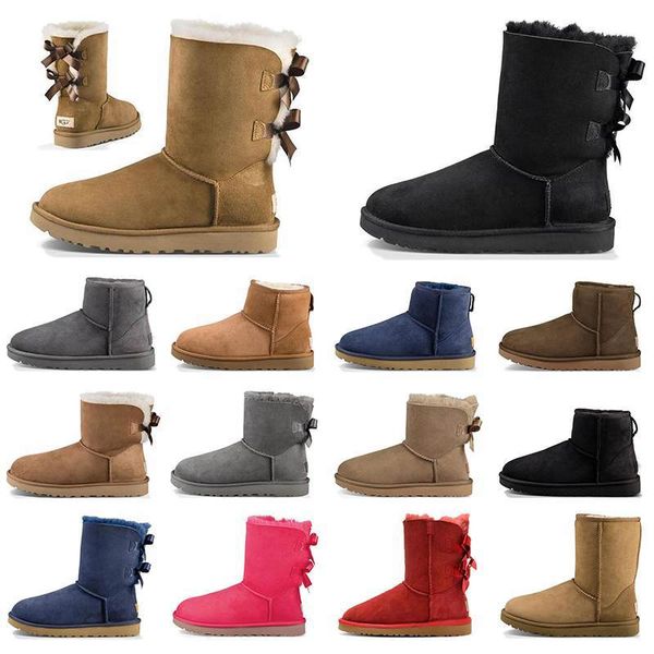 women winter snow boots fashion australia classic short bow ankle knee bow girl mini bailey boot grey black pink good quality size 36-41
women winter snow boots fashion australia classic short bow ankle knee bow girl mini bailey boot grey black pink good quality size 36-41