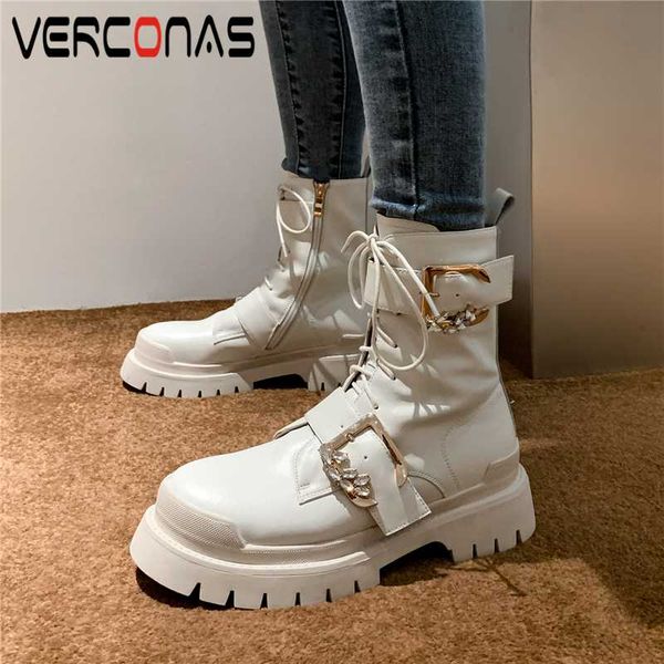 verconas casual woman outdoor mid-calf boots genuine leather platforms autumn winter lace-up side zip boots woman, Black
verconas casual woman outdoor mid-calf boots genuine leather platforms autumn winter lace-up side zip boots woman, Black