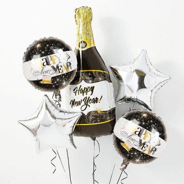 1pc happy new year party wedding anniversary decorations groom bride cheering cup champagne glasses whiskey bottle foil balloons
1pc happy new year party wedding anniversary decorations groom bride cheering cup champagne glasses whiskey bottle foil balloons