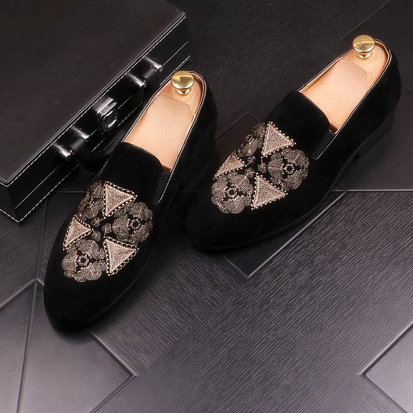 men's suede casual shoes men fashion sneakers lace-up high style solid colors wild men's embroidered hair stylist shoes, Black
men's suede casual shoes men fashion sneakers lace-up high style solid colors wild men's embroidered hair stylist shoes, Black