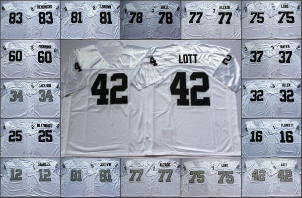 ncaa vintage 34 bo jackson 75 howie long 12 ken stable football jersey 16 jim plunkett fred biletnikoff marcus allen jim plunkett retro, Black
ncaa vintage 34 bo jackson 75 howie long 12 ken stable football jersey 16 jim plunkett fred biletnikoff marcus allen jim plunkett retro, Black