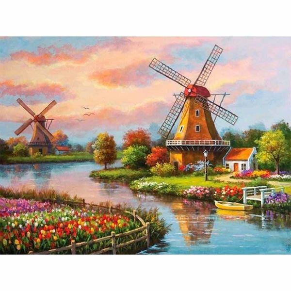 full square/round 5d diy diamond painting windmill house cross stitch set diamond embroidery mosaic decorative artwork
full square/round 5d diy diamond painting windmill house cross stitch set diamond embroidery mosaic decorative artwork