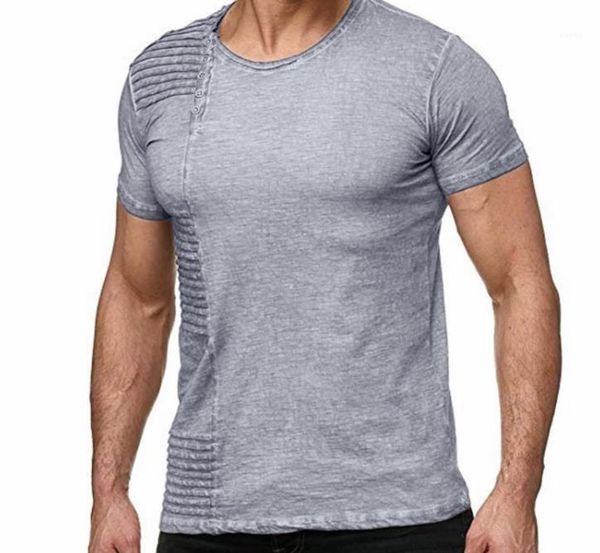 button crew neck short sleeve vintage men casual tees fashion designer casual pure color draped mens shirts designer, White;black
button crew neck short sleeve vintage men casual tees fashion designer casual pure color draped mens shirts designer, White;black