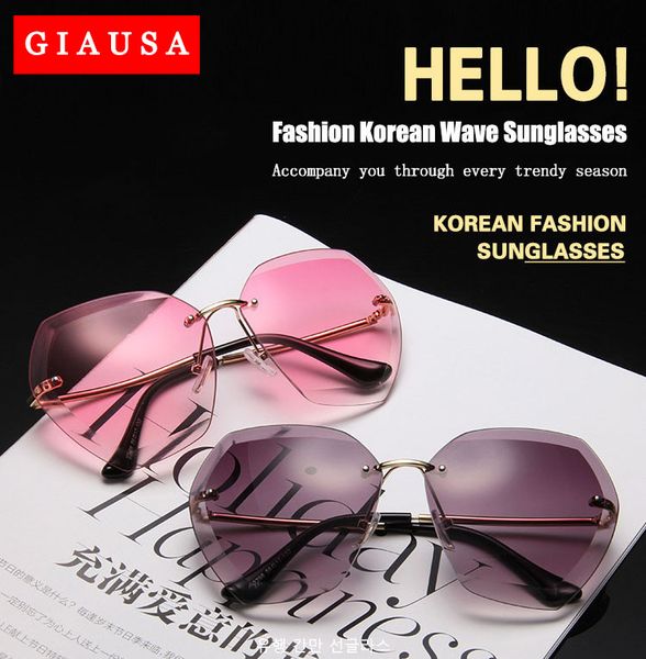 2020 sunglasses women brand designer rimless gradient sun glasses shades cutting lens ladies frameless metal eyeglasses uv400, White;black
2020 sunglasses women brand designer rimless gradient sun glasses shades cutting lens ladies frameless metal eyeglasses uv400, White;black