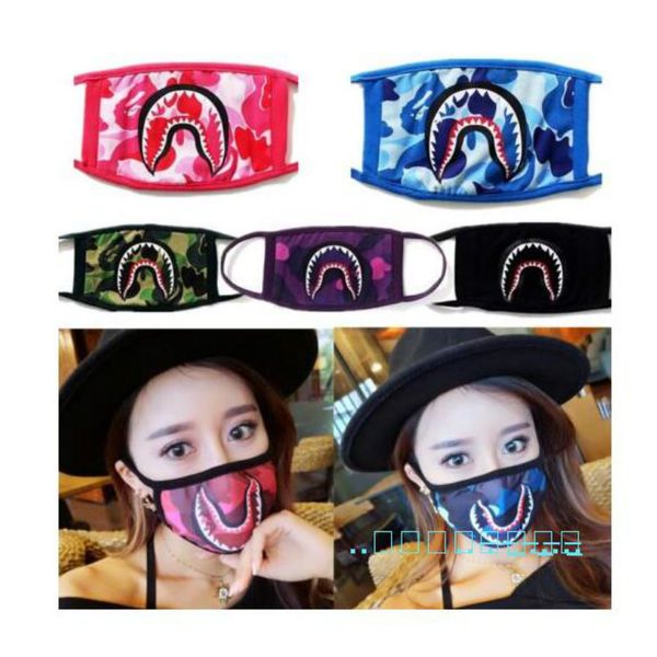 shark fashion face mask washable mouth-muffle black face masks cycling mouth cover purple red blue black cotton facemasks b61901
shark fashion face mask washable mouth-muffle black face masks cycling mouth cover purple red blue black cotton facemasks b61901