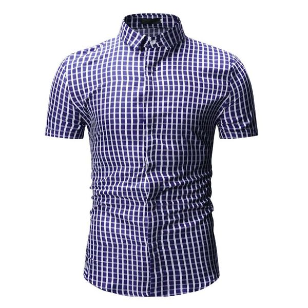 mens dress shirts camisa hombre plaid shirt men 2020 summer short sleeve casual clothes, White;black
mens dress shirts camisa hombre plaid shirt men 2020 summer short sleeve casual clothes, White;black