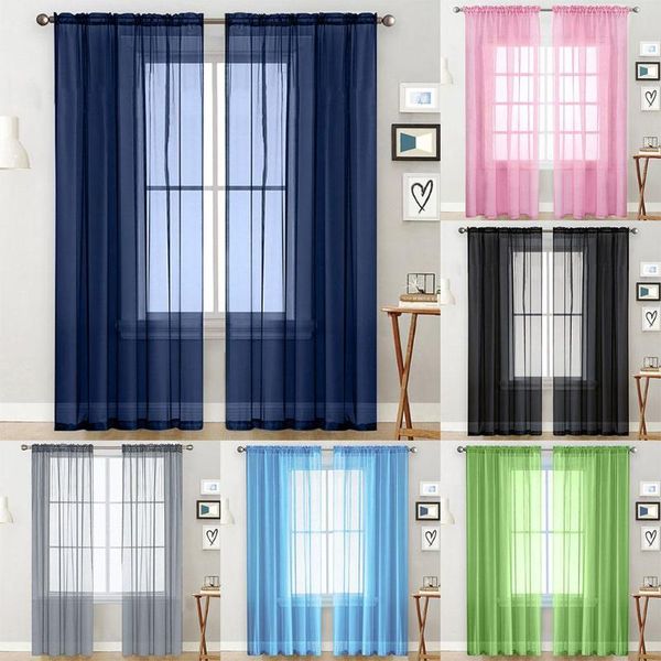 1pcs solid color tulle sheer window curtains for living room the bedroom modern tulle voile organza curtains fabric drapes
1pcs solid color tulle sheer window curtains for living room the bedroom modern tulle voile organza curtains fabric drapes