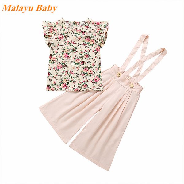 malayu baby girls clothes set 2020 summer new sleeveless floral + sling wide leg pants 2 pcs set children's clothing, White
malayu baby girls clothes set 2020 summer new sleeveless floral + sling wide leg pants 2 pcs set children's clothing, White