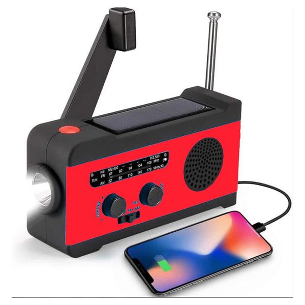 solar hand crank radio am / fm / wb weather radio emergency with led 2000mah battery for phone charger
solar hand crank radio am / fm / wb weather radio emergency with led 2000mah battery for phone charger