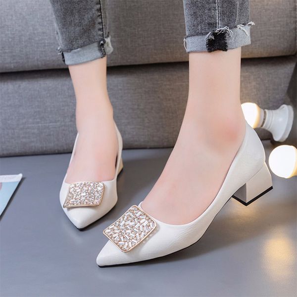 dress shoes women wedding square heeled crystal pumps plus size 34-42 mid heel basic ladies bling pointed toe 8485n, Black
dress shoes women wedding square heeled crystal pumps plus size 34-42 mid heel basic ladies bling pointed toe 8485n, Black