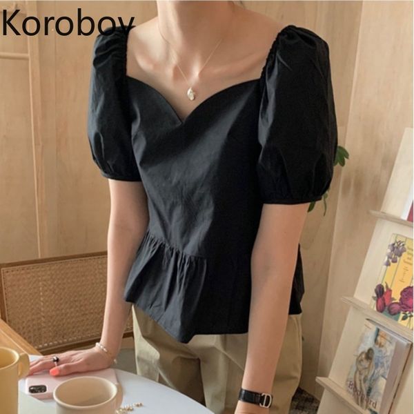 korobov vintage elegant solid women blouses korean chic v neck preppy style blusas mujer elegant sweet boho shirts femme, White
korobov vintage elegant solid women blouses korean chic v neck preppy style blusas mujer elegant sweet boho shirts femme, White