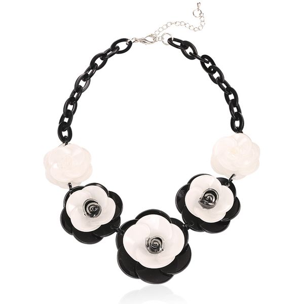 2020 new fashion acrylic jewelry women retro necklace big acrylic rose flowers ornaments necklace sets, Silver
2020 new fashion acrylic jewelry women retro necklace big acrylic rose flowers ornaments necklace sets, Silver