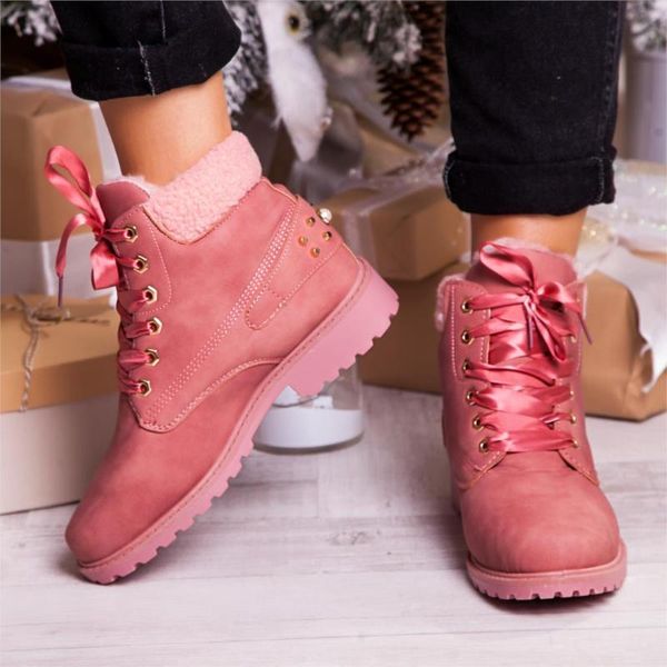 timalina women winter boots platform rivet women boots lace up casual ankle booties round toe shoes snow, Black
timalina women winter boots platform rivet women boots lace up casual ankle booties round toe shoes snow, Black