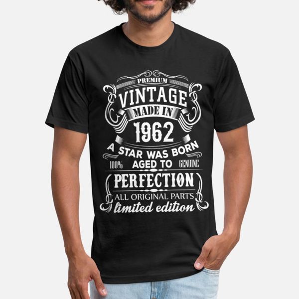 vintage 1962 t shirt men design 100% cotton euro size s-3xl clothes anti-wrinkle fashion spring autumn slim shirt, White;black
vintage 1962 t shirt men design 100% cotton euro size s-3xl clothes anti-wrinkle fashion spring autumn slim shirt, White;black