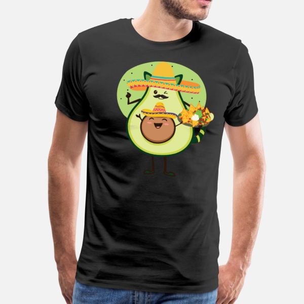 avocado avocato kitten t shirt men character tee shirt crew neck basic solid sunlight comfortable summer style trend shirt