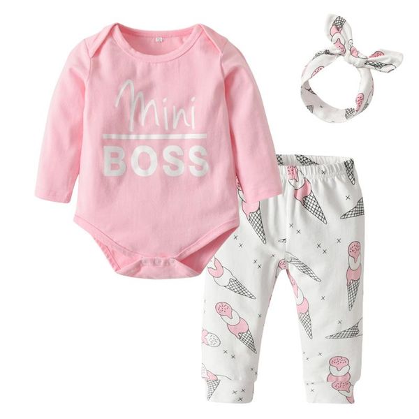 autumn baby girl clothes long sleeve mini boss romper + pants + headband infant 3pcs suit newborn baby girls clothing set, White
autumn baby girl clothes long sleeve mini boss romper + pants + headband infant 3pcs suit newborn baby girls clothing set, White