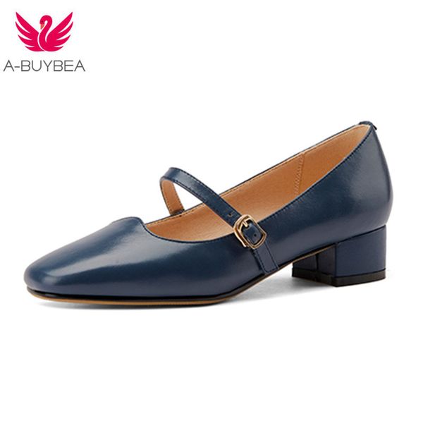 genuine leather high heels women shoes sweet buckle woman pumps sallow thick heels ladies casual shoes, Black
genuine leather high heels women shoes sweet buckle woman pumps sallow thick heels ladies casual shoes, Black