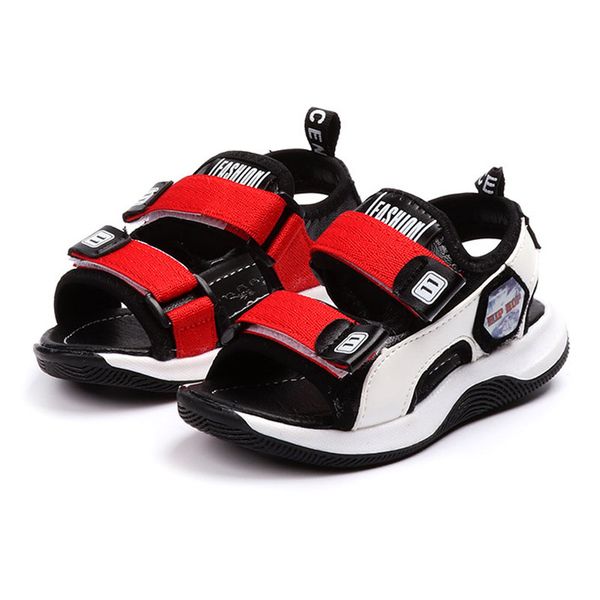 boys summer sandals soft outsole kids beach shoes open toe classical casual sports shoes hip hop training children footwear, Black;red
boys summer sandals soft outsole kids beach shoes open toe classical casual sports shoes hip hop training children footwear, Black;red