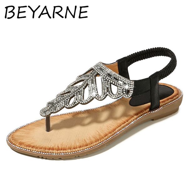 beyarnebig size 36-42 women sandals bohemia women soft leather shoes woman casual shoes beach flip flops flat sandals, Black
beyarnebig size 36-42 women sandals bohemia women soft leather shoes woman casual shoes beach flip flops flat sandals, Black