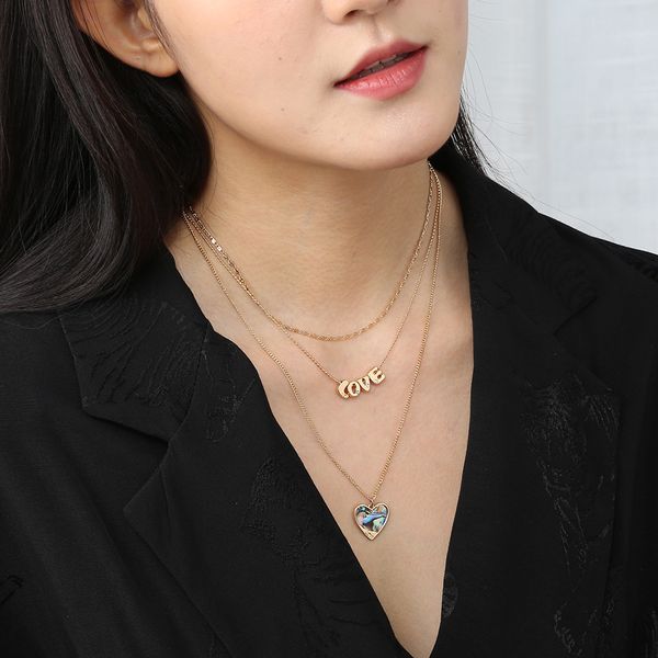 women 2020 ins niche design cold wind 26 letters simple fashion versatile multi-layer necklace female clavicle chain, Silver
women 2020 ins niche design cold wind 26 letters simple fashion versatile multi-layer necklace female clavicle chain, Silver