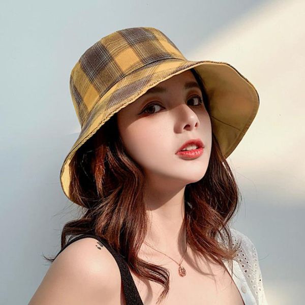 calymel new fisherman's hat bucket hat fashion men women windproof lattice double-sided sun outdoor dropship, Blue;gray
calymel new fisherman's hat bucket hat fashion men women windproof lattice double-sided sun outdoor dropship, Blue;gray