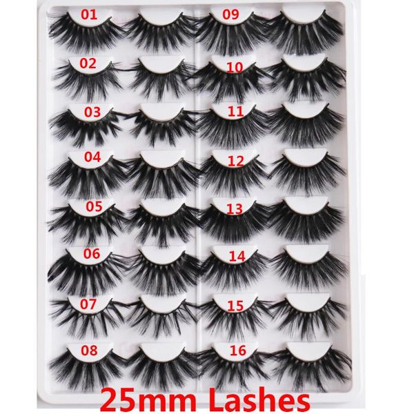1 pair 25mm lash 5d faux mink hair false eyelashes handmade long wispy thick lashes dramatic eye makeup beauty tools
1 pair 25mm lash 5d faux mink hair false eyelashes handmade long wispy thick lashes dramatic eye makeup beauty tools