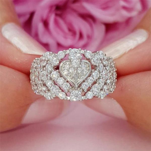 selling size 6-10 luxury jewelry 925 sterling silver&gold fill full white sapphire hollow cz diamond women wedding heart ring gift, Slivery;golden
selling size 6-10 luxury jewelry 925 sterling silver&gold fill full white sapphire hollow cz diamond women wedding heart ring gift, Slivery;golden