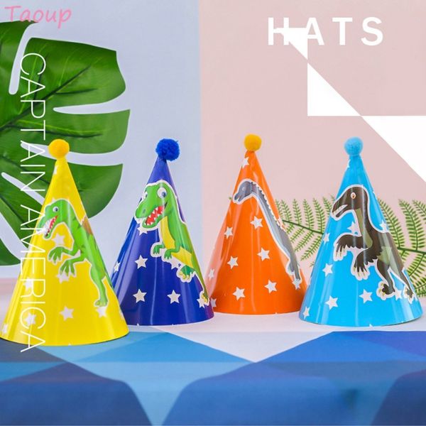 taoup 1pc cute cartoon dinosaur hat paper jungle safari party favors disposable party tableware dinosaur birthday party supplies
taoup 1pc cute cartoon dinosaur hat paper jungle safari party favors disposable party tableware dinosaur birthday party supplies