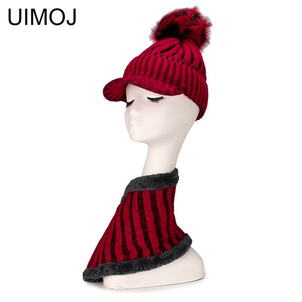 uimoj 2pcs one set striped winter warm knitted skullies beanies with scarf for women casual hat 4colors, Blue;gray
uimoj 2pcs one set striped winter warm knitted skullies beanies with scarf for women casual hat 4colors, Blue;gray