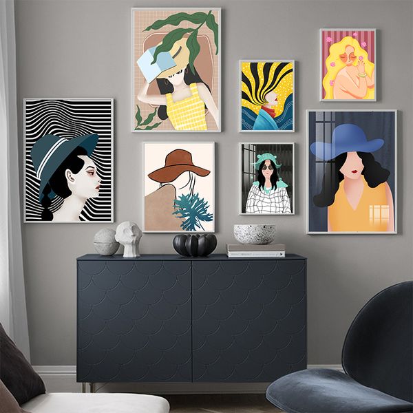 abstract feature portrait plant vintage nordic posters and prints wall art canvas painting wall pictures for living room decor
abstract feature portrait plant vintage nordic posters and prints wall art canvas painting wall pictures for living room decor
