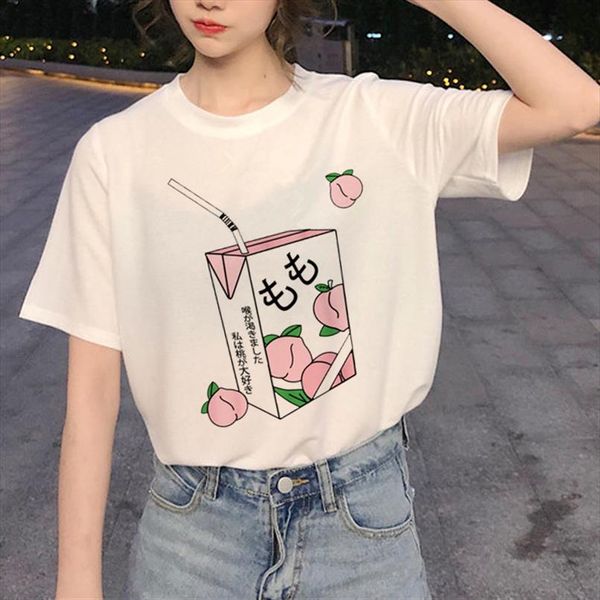 women shirt new harajuku 90s graphic t shirt women ullzang short funny printed t shirt grunge aesthetic fashion tshirt korean style top, White
women shirt new harajuku 90s graphic t shirt women ullzang short funny printed t shirt grunge aesthetic fashion tshirt korean style top, White
