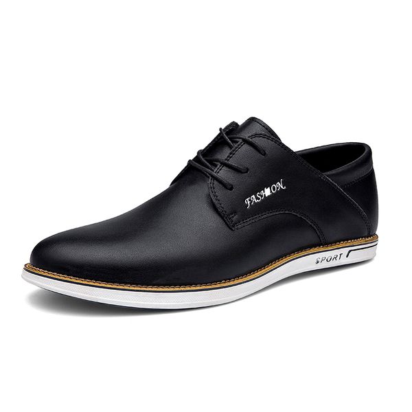 brand business men formal shoes new leather casual shoes for men large size 39-44 pointed dress %, Black
brand business men formal shoes new leather casual shoes for men large size 39-44 pointed dress %, Black
