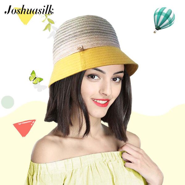 joshuasilk summer sun hat fo r women product straw hats outdoors on vacation sunscreen sill eaves, Blue;gray
joshuasilk summer sun hat fo r women product straw hats outdoors on vacation sunscreen sill eaves, Blue;gray