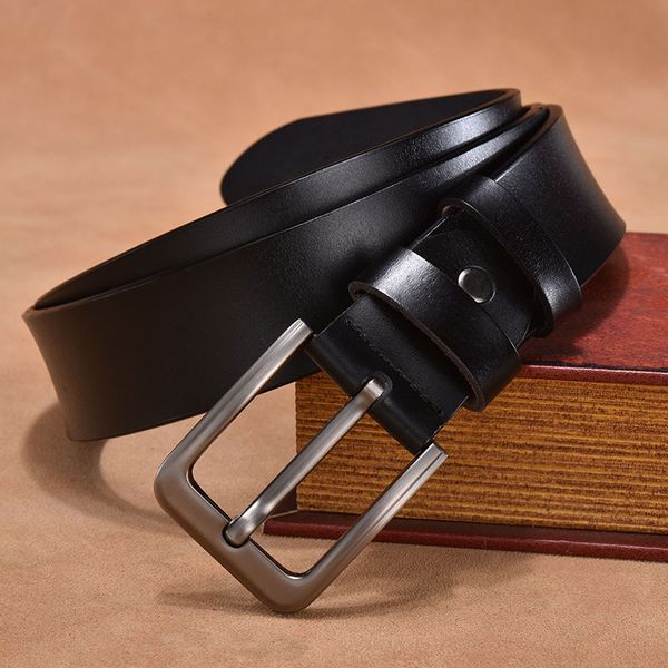 new belt for men cowskin genuine leather fashion men belts vintage pin buckle male waist strap belt for jeans, Black;brown
new belt for men cowskin genuine leather fashion men belts vintage pin buckle male waist strap belt for jeans, Black;brown