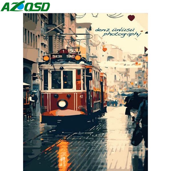 azqsd oil painting by numbers landscape picture for living room home decoration coloring by numbers street handmade gift
azqsd oil painting by numbers landscape picture for living room home decoration coloring by numbers street handmade gift
