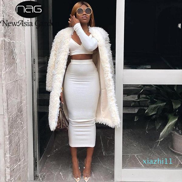 two piece set v-neck long sleeve crop long skirt set party clothing sets outfit women two piece outfits s-xl, White
two piece set v-neck long sleeve crop long skirt set party clothing sets outfit women two piece outfits s-xl, White
