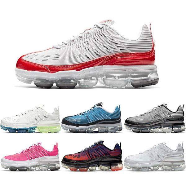 new 360 men women running shoes varsity royal hyper pink laser blue light aqua black triple white mens trainers sports sneakers 36-45, White;red 
new 360 men women running shoes varsity royal hyper pink laser blue light aqua black triple white mens trainers sports sneakers 36-45, White;red