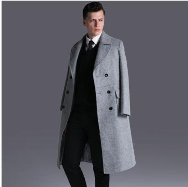 s-6xl long design woolen overcoat over-the-knee male 2020 turn-down collar ultra long woolen out big yards men's windbreak, Black
s-6xl long design woolen overcoat over-the-knee male 2020 turn-down collar ultra long woolen out big yards men's windbreak, Black