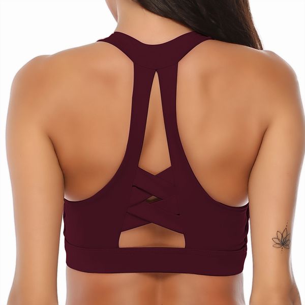 sexy крест-накрест бесшовные фитнес йога bra tops женщины съемные колодки тренировки бег бюстгальтер твердая gym танец спорт лифчик, White;black
sexy крест-накрест бесшовные фитнес йога bra tops женщины съемные колодки тренировки бег бюстгальтер твердая gym танец спорт лифчик, White;black
