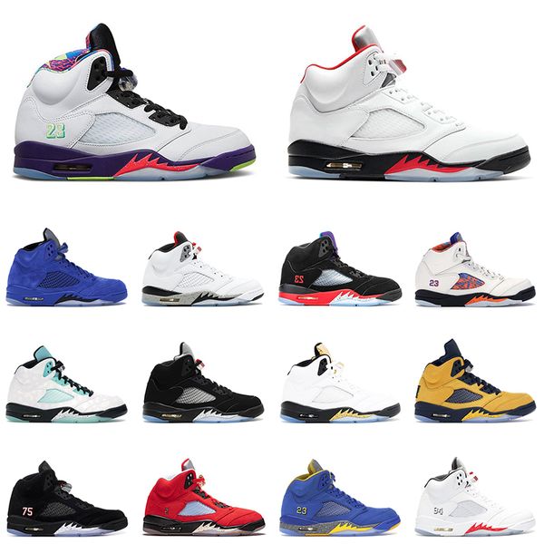 5s mens basketball shoes jumpman 5 ghost green alternate bel grape fire red blue suede white cement men sports sneakers
5s mens basketball shoes jumpman 5 ghost green alternate bel grape fire red blue suede white cement men sports sneakers