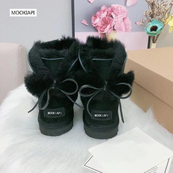 2020 china's highest quality women's boots, real sheepskin, 100% natural wool, bow tie fashionable snow boots, delivery, Black
2020 china's highest quality women's boots, real sheepskin, 100% natural wool, bow tie fashionable snow boots, delivery, Black