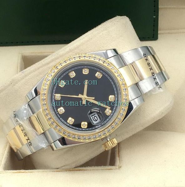 watches 36mm mechanical date 116203 116201 116231 steel black dial index markers jubilee automatic fashion men's wristwatch, Slivery;brown
watches 36mm mechanical date 116203 116201 116231 steel black dial index markers jubilee automatic fashion men's wristwatch, Slivery;brown