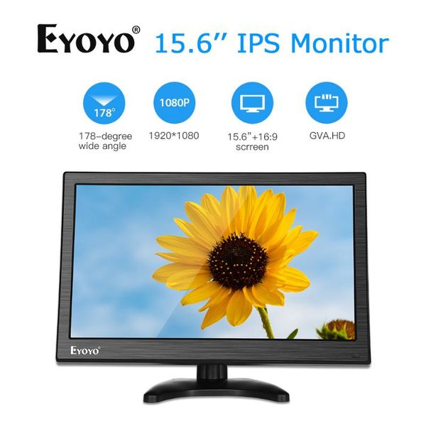 eyoyo em15y 15.6" fhd 1080p ips monitor bnc hdmi tv computer display pc lcd screen moniteur with vga av for cctv security camera
eyoyo em15y 15.6" fhd 1080p ips monitor bnc hdmi tv computer display pc lcd screen moniteur with vga av for cctv security camera
