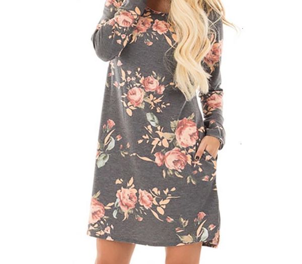 autumn women floral printed dress female long sleeve mini dresses cotton casual plus size summer dresses gv845 designer clothes, Black;gray
autumn women floral printed dress female long sleeve mini dresses cotton casual plus size summer dresses gv845 designer clothes, Black;gray
