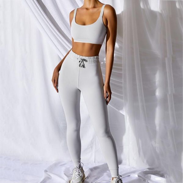 2020 active sports 2 piece set summer women's sling camisole bra and drawstring trousers workout gym fitness clothing sportswear, White;red
2020 active sports 2 piece set summer women's sling camisole bra and drawstring trousers workout gym fitness clothing sportswear, White;red