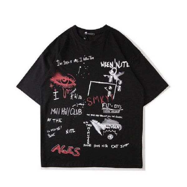 men's t-shirts men hip hop summer streetwear graffiti tees harajuku short sleeve t-shirt cotton hipster black, White;black
men's t-shirts men hip hop summer streetwear graffiti tees harajuku short sleeve t-shirt cotton hipster black, White;black