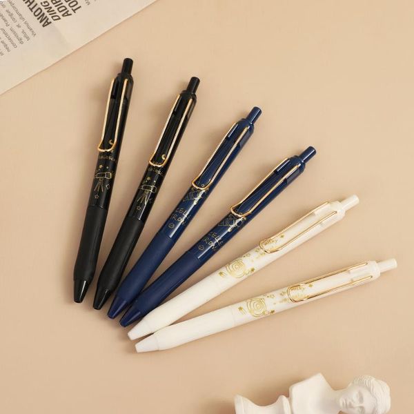 jianwu 3pcs/set 0.5mmcreative bronzing press gel pen black smooth student pen metal clip kawaii school supplies
jianwu 3pcs/set 0.5mmcreative bronzing press gel pen black smooth student pen metal clip kawaii school supplies